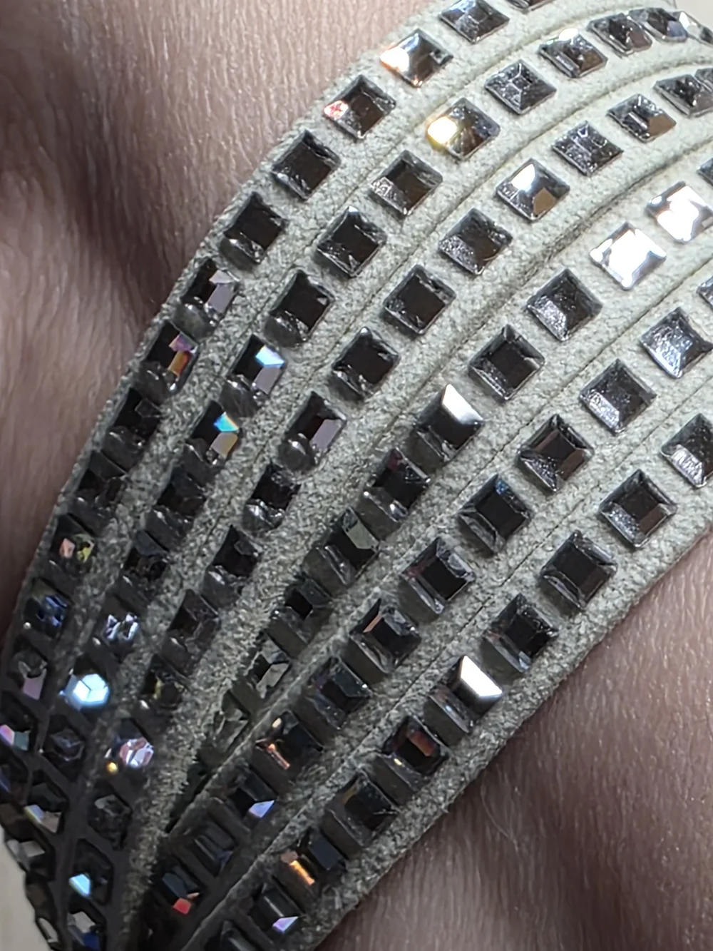 Swarovski White Crystal Wrap Bracelet